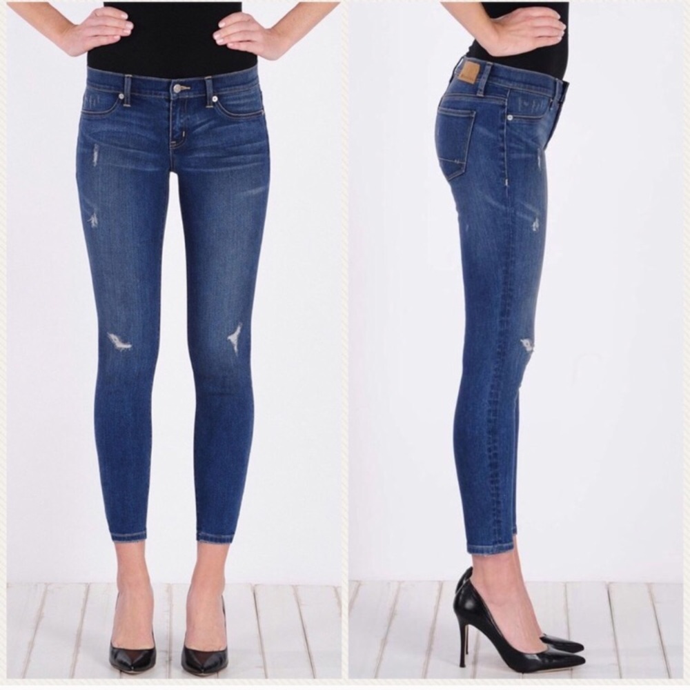 Henry & Belle Super Skinny Ankle Distressed Jeans